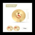 thumbnail image 2 of Crash Cymbal, Pack Of 2 Brass Hand Pool Percussion Instrument Toy for Children Adults, 2 of 7