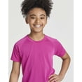 thumbnail image 4 of 5 Pack Girls' Short Sleeve UPF Sun Protective Rashguard Swim Shirt Active Athletic (Ages 4-16), 4 of 6