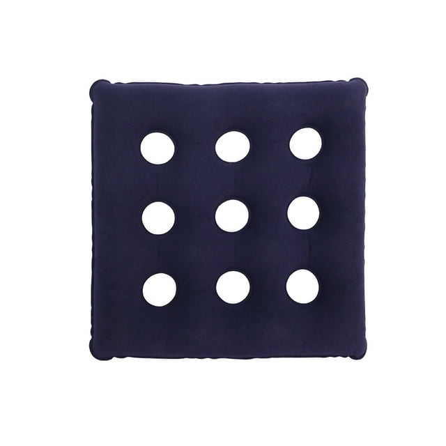 Bearachild Cojines inflables para asiento, esterilla antiescaras para exteriores, almohadilla para asientos domésticos, colchón para glúteos, esterillas Decoración del hogar Azul oscuro Bearachild HA062770-01