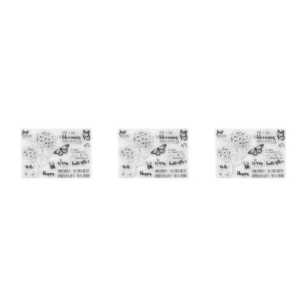 Cateissary Stamping Seal Exquisite Office Supplies Transparent Kit Ornaments Stamper Scrapbooking Card Tool Decorations Making DIY Type1 NO1