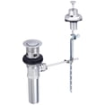 thumbnail image 2 of Central Brass 1109 Pop-Up Drain Assembly Chrome w/ Overflow & Guide, 2 of 2