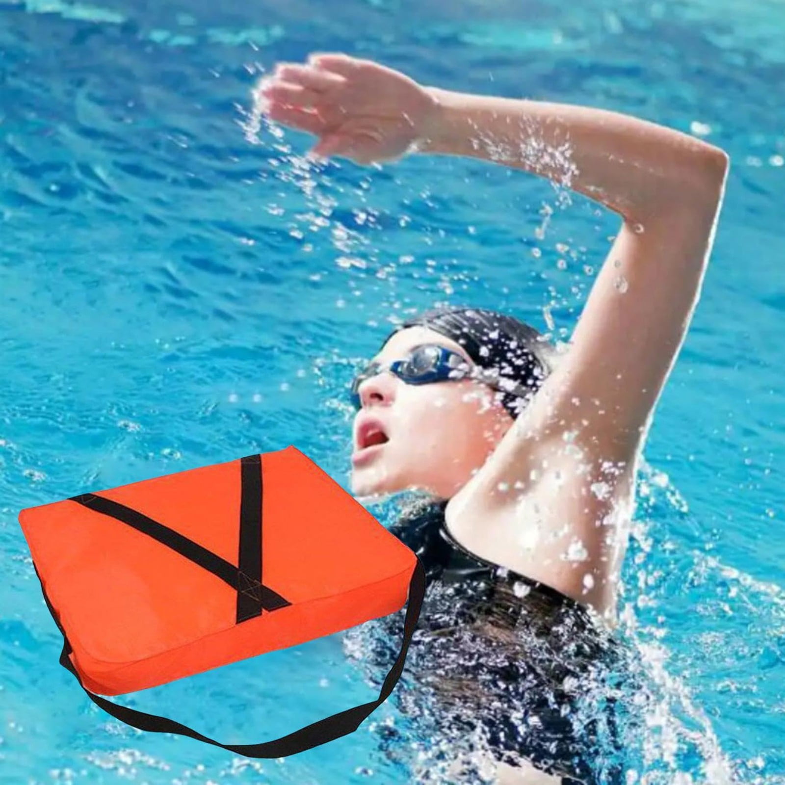 Boat Throwable Flotation Device, High Buoyancy Boat Throw Cushion with Strap Water Proof, Throwable Flotation Device for Boating, Swimming & Rescue Boat Throwable Flotation Device,2PC.