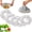 30pcs, variant on Reusable Aluminum Foil Insulation Cover for Food, Tapas De Aluminio Para Comida, Food Grade Foil Food Covers