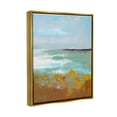 thumbnail image 3 of Stupell Industries Modern Distant Ocean Waves Landscape Painting Metallic Gold Floating Framed Canvas Print Wall Art, Design by Nikita Jariwala, 3 of 8