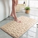 thumbnail image 4 of Billuyoard Alfombrilla de baño de Color sólido para ducha, alfombra absorbente lavable para baño, alfombrilla de baño para entrada de puerta Juegos de accesorios de baño Caqui 60x90cm, 4 of 6