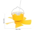 thumbnail image 2 of BESTYASH Mini Hanging Portable Ceiling Fan Yellow Plastic Airflow Students 1Pack, 2 of 7
