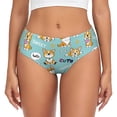 thumbnail image 1 of Balery Cute Dogs Corgi Ropa Interior de Algodón para Mujer con Dibujo – Braguitas Cómodas y Elásticas, Estilo Clásico-XX-Large, 1 of 6