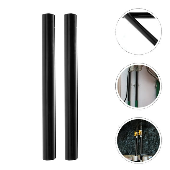FONDOTIN Heating Pipe Decorative Cover Black PVC