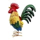 thumbnail image 2 of Figura de gallo de metal, escultura animal creativa en 3D, resistente a la intemperie, decorativa, de hierro. Estilo D, 2 of 8