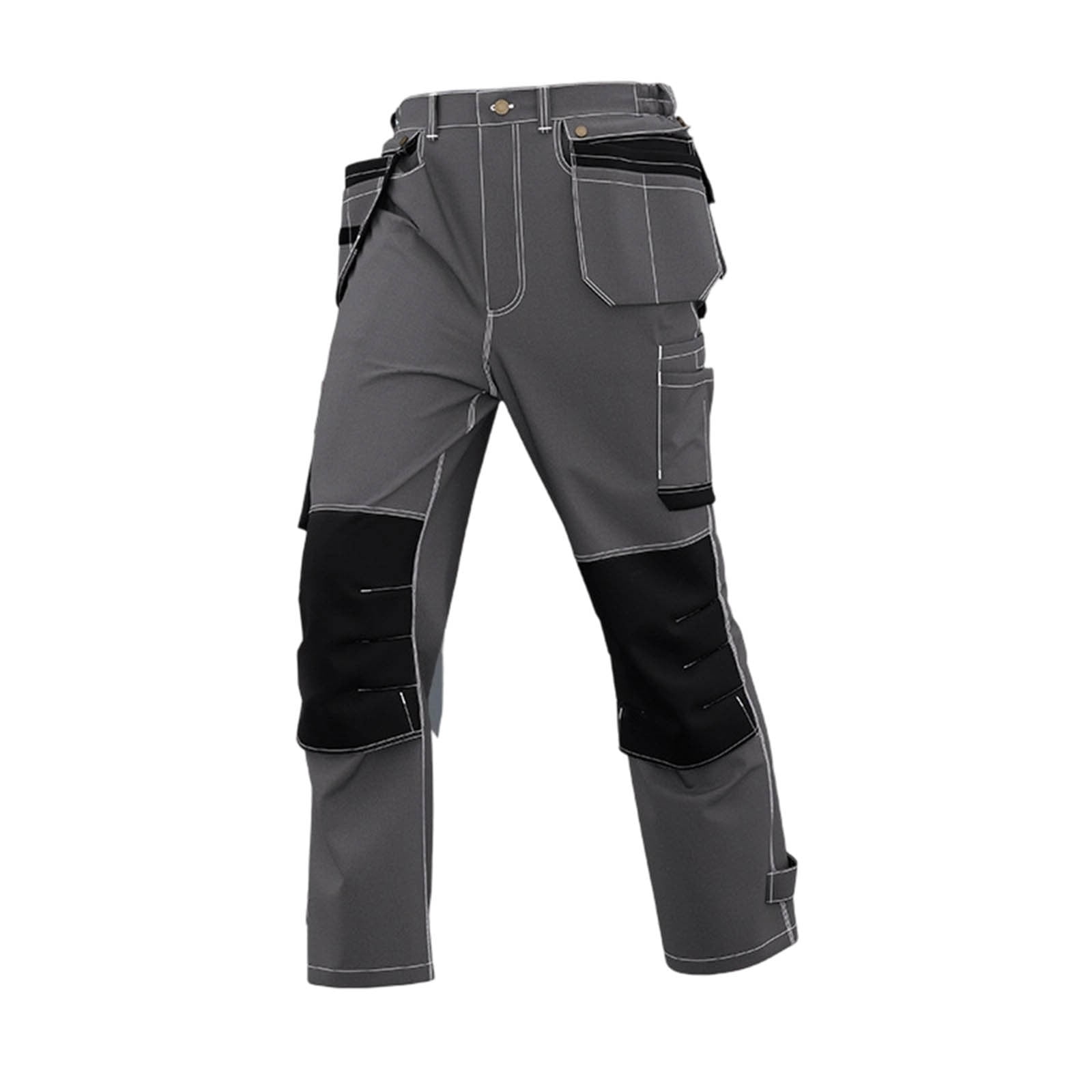 Mens Pants Under $10 Cargo Construction Pants for Men - Wear Safety Pants with Knee Pads and Tool Pockets for Work and Outdoor Use