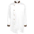 thumbnail image 3 of vastwit Kids Boys Indian Traditional Kurta Top Silky Satin Long Sleeve Button Down Formal Dress Shirts White 14, 3 of 5