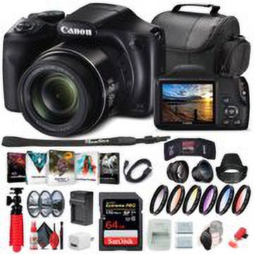 Canon PowerShot SX540 HS Digital Camera (1067C001) 64GB Memory