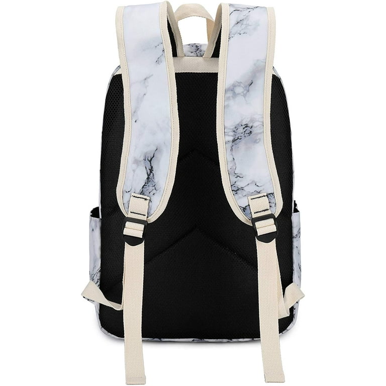 School Backpacks for Teen Girls Marble Bookbags Set Schoolbag with Lunch Box  and Pencil Case - Yahoo Shopping