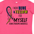 thumbnail image 4 of Inktastic I Wear Blue and Yellow for Myself Down Syndrome Awareness Boys or Girls Toddler T-Shirt, 4 of 5
