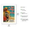 thumbnail image 2 of Journey To India - Queen Elizabeth’s trip through India Pakistan Nepal and Persia - Vintage Film Movie Poster c.1940s - Bamboo Fine Art 290gsm Paper (Unframed) 12x16in, 2 of 4
