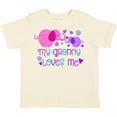 thumbnail image 3 of Inktastic My Granny Loves Me- cute elephants Boys or Girls Toddler T-Shirt, 3 of 5