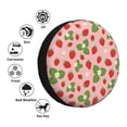 thumbnail image 4 of Naloa Strawberries PVC Leather Spare Tire Wheel Cover for Car Truck SUV Camper Trailer Universal Fit many size16 inch, 4 of 6