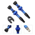 1 Pair of Tubeless Valves Stem Bike Tire Valves Stems No Leak Bicycles