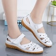 thumbnail image 4 of ELABCH Sandals for Women Summer Sandals Hollow Hole Breathable Nurse Casual Shoes White Size 9.5, 4 of 4