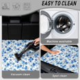 thumbnail image 5 of FOR U DESIGNS Blue Flower Print All Weather Car Trunk Mat Non-Slip Stylish Cargo Liner Heavy Duty Durable Rear Trunk Protection for Most Vehicles, 5 of 7