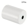 thumbnail image 3 of Uxcell Flat Decorative Lamp Base Holder Cover Sleeve E26/E27 Lamp Socket Cup White 6 Pack, 3 of 6
