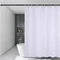 thumbnail image 6 of LMTODLFG Shower Curtain Liner, 72"W X 72''H - PVC-Free, PEVA Shower Curtain - Moisture Stain Proof Shower Curtain Liner - Modern Farmhouse Minimalist for Bathroom, White, 6 of 6