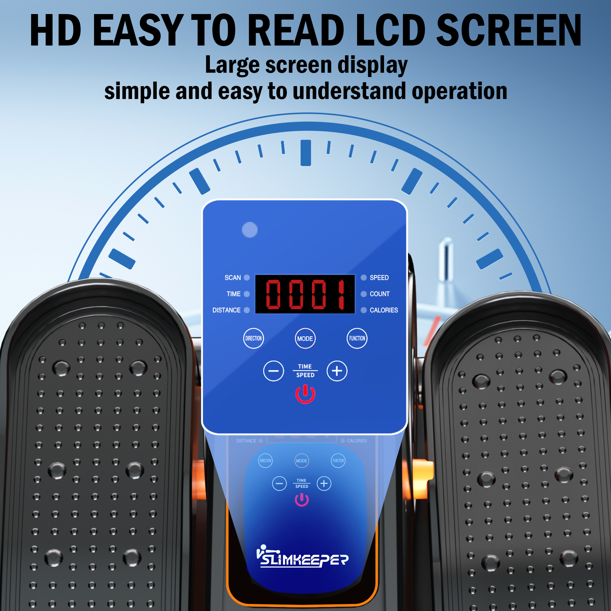 SLIMKEEPER Under Desk Elliptical Machine 12 Speeds photo 5