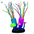 thumbnail image 2 of Flmtop Aquarium Simulation Marine Plant Fluorescent Kelp Seaweed Fish Tank Ornament, 2 of 9