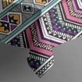thumbnail image 5 of Colorful Geometric Triangle Diamond Pattern Square Tablecloth,Waterproof Square Table Cover,Wipeable Spillproof Washable Table Cover for Home Kitchen Party Decor 60"x60"(152x152cm), 5 of 6