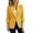 Yellow, variant on TGSLY Women's Plus Size Linen Blazer Lightweight Thin Notched Lapel Single Breasted Button Coat Loose Casual Solid Color Long Sleeve Suit Jacket L
