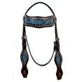 thumbnail image 2 of HILASON Western Horse One Ear Headstall Tack Bridle American Leather | for Horses Headstalls, 2 of 2
