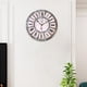 thumbnail image 4 of Reloj de pared de madera grande, funciona con pilas, sin tictac, para dormitorio y hogar. números romanos, 4 of 6