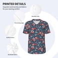 thumbnail image 3 of KLL Gnome Love USA for Men's Baseball Shirts,Short Sleeve Casual Shirts Button Down Shirt for Men Beach Summer Wedding Shirt-4X-Large, 3 of 7