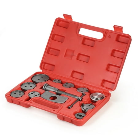 

Yabuy 12pcs Auto Universal Disc Brake Caliper Car Wind Back Pad Piston Compressor Automobile Garage Tool Kit Set with Case