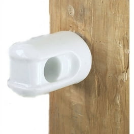 Dare Line Insulators With Lag Bolt White Dare Line Insulators With Lag Bolt White