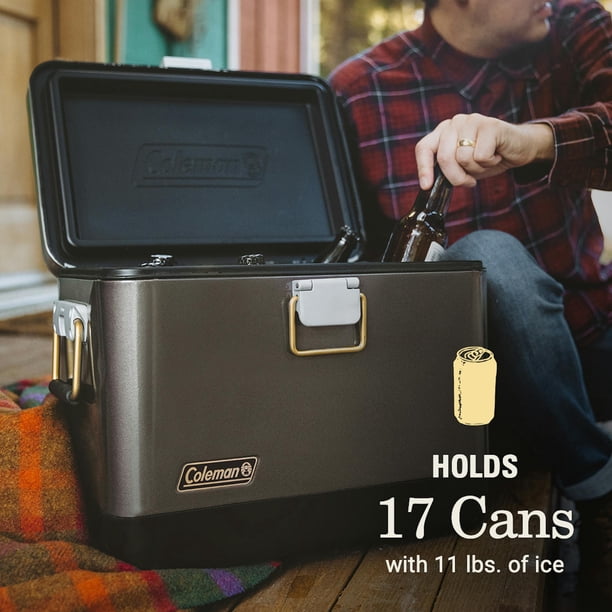Coleman 1900 SB Cooler 20QT 6157 GM BLK - Walmart Business Supplies