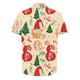 thumbnail image 4 of Elvqul Mens Shirts Christmas Vacation Button up Graphic Short Sleeve Funny Shirts for Men, 4 of 5