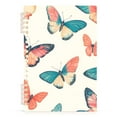 thumbnail image 7 of FORMRS 1-Subject Spiral Notebook 8" x 5" College Ruled 60 Refillable Sheet A5 Hard Cover, Colorful Butterflies, 7 of 7