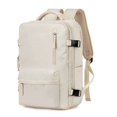 thumbnail image 1 of Mochila informal de moda, gran capacidad, impermeable, para guardar zapatos, independiente, con separación de ropa seca y húmeda, para viajes y exteriores, 1 of 6