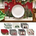 thumbnail image 4 of 6 Pcs Napperon de Noël en Coton Lin Nappe Thermique Tapis de Table de Cuisine, 4 of 4