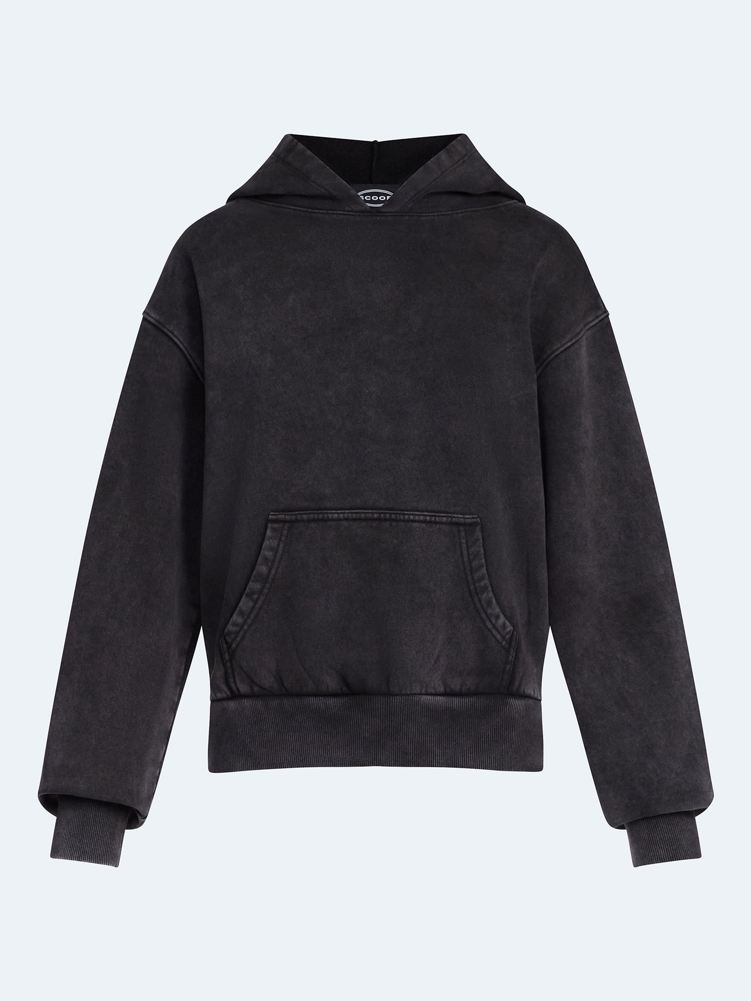 Scoop Women's and Women's Plus Mineral Wash Oversized Hoodie, Sizes XS-4X