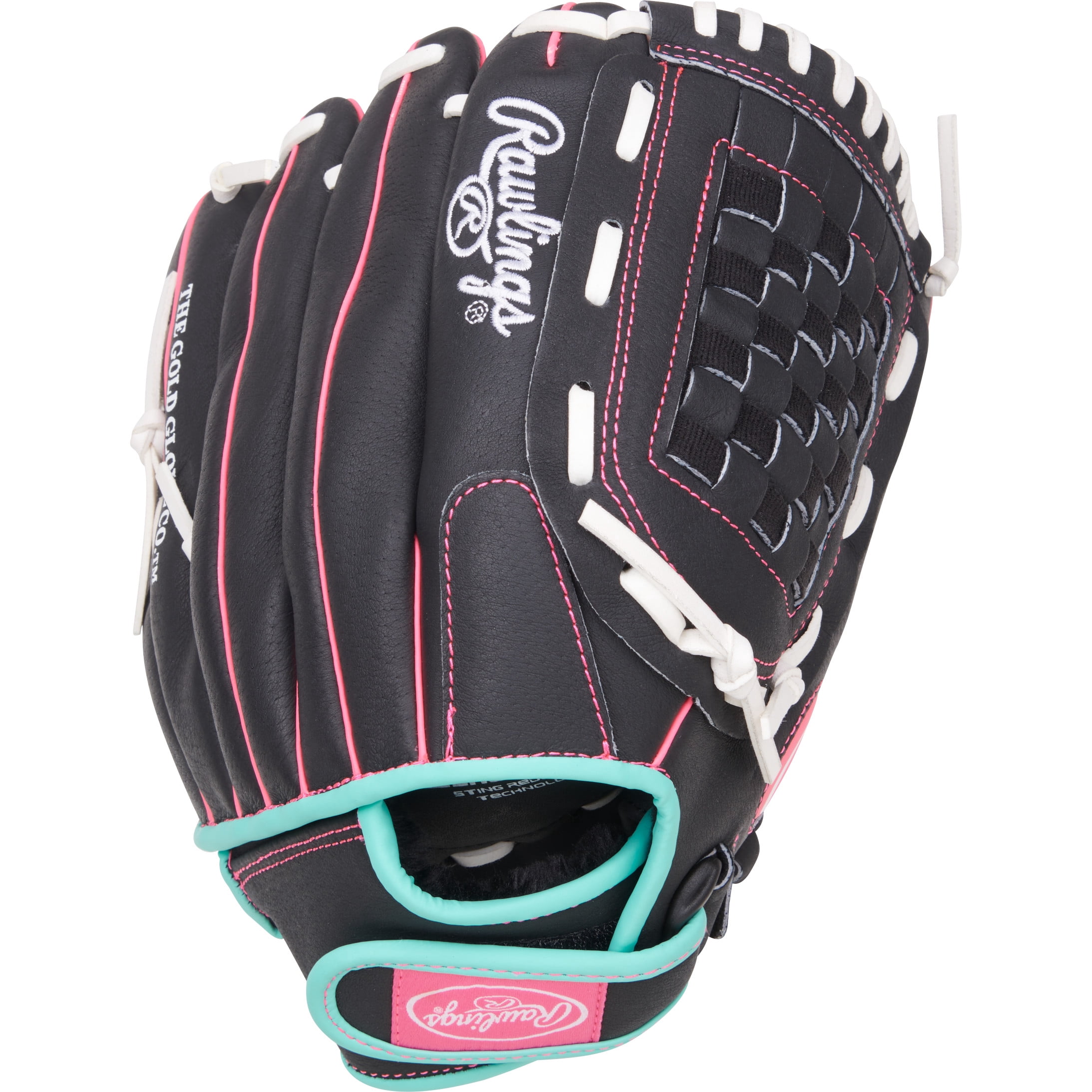 Rawlings Sure Catch Youth Softball Glove | 12-Inch | Basket Web | LHT