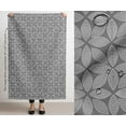 thumbnail image 3 of Soimoi Waterproof Outdoor Fabric By 2 Yard | Geometric Print on Gray | 56" Wide | UV Resistant & Durable Taffeta Material for Cushions, Covers, Curtains, awning & DIY Projects, 3 of 7