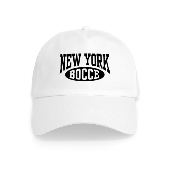 CafePress - New York Bocce Cap - Adjustable 100% Brushed Unisex Casual Cotton Baseball Cap, Beige, 1