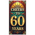 thumbnail image 5 of Glamorous Gold 60 Years Backdrop Banner, Cheerful Party Decor, Photography Props for Milestone Celebration Event Anniversary Birthday Party Decorations, 5 of 8