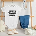 thumbnail image 3 of Cute Daddy's Little Hunting Buddy Romper Boys or Girls Infant Baby Brisco Brands 12M, 3 of 6