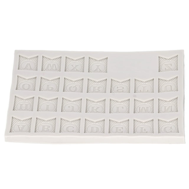 Alphabet Fondant Silicone , Heat DIY Easy To Operate Silicone Fondant For Cupcake Decorating