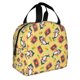 thumbnail image 2 of Fotbe Pineapples Sharks In Hawaiian Bolsa Térmica con Estampado y Forro de Aluminio Grueso Bolsa de Almuerzo con Bolsillo Frontal para Hombres y Mujeres, Ideal para Trabajo, Escuela, 2 of 8