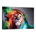 thumbnail image 1 of Cuadro Decorativo León De Colores Canvas Revolution  Cuadro 90 x 60 cm, 1 of 5