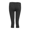 thumbnail image 5 of Chbgutlmr Capri Pants for Women Mid Waisted Slim Fitted Cropped Solid Color Casual Work Office Trousers, 5 of 6